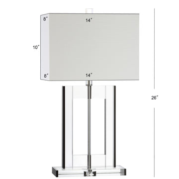 Parish 26" Crystal LED Table Lamp - JONATHAN Y